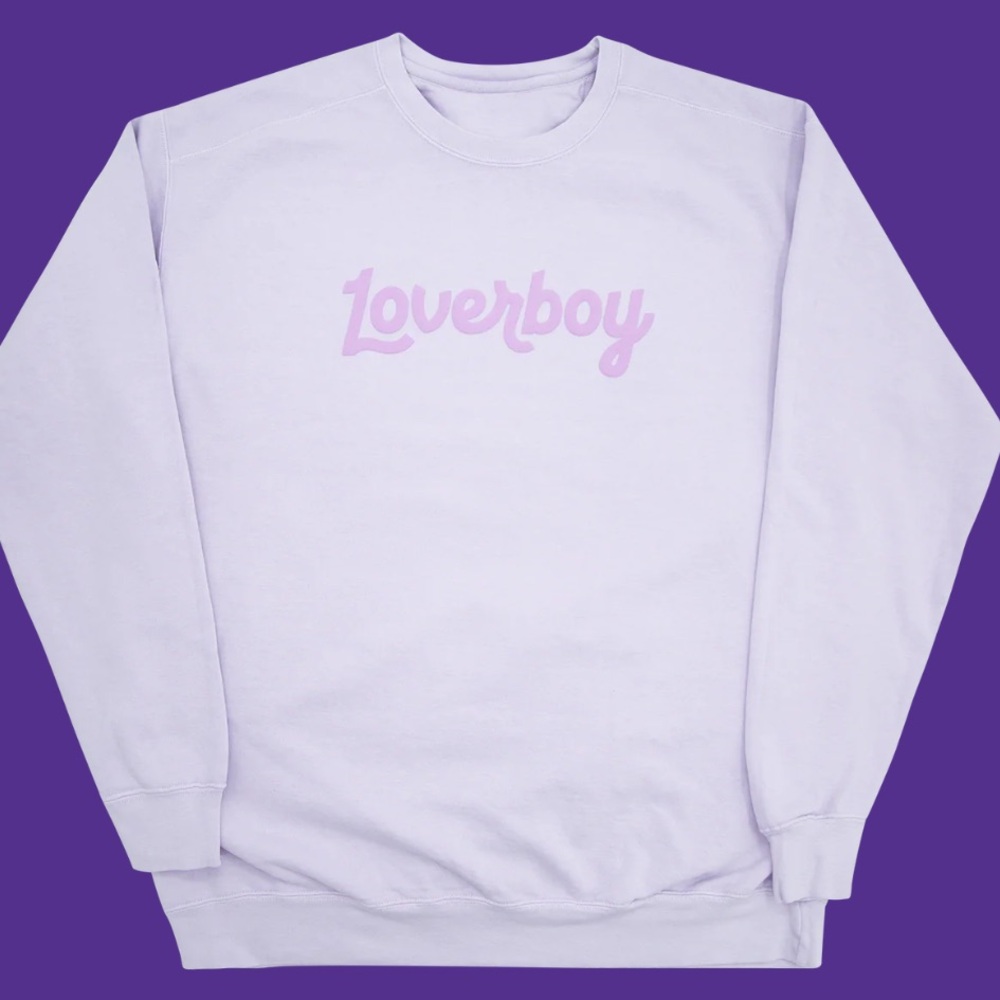 💜 Loverboy Sweatshirt- Medium- Orchid